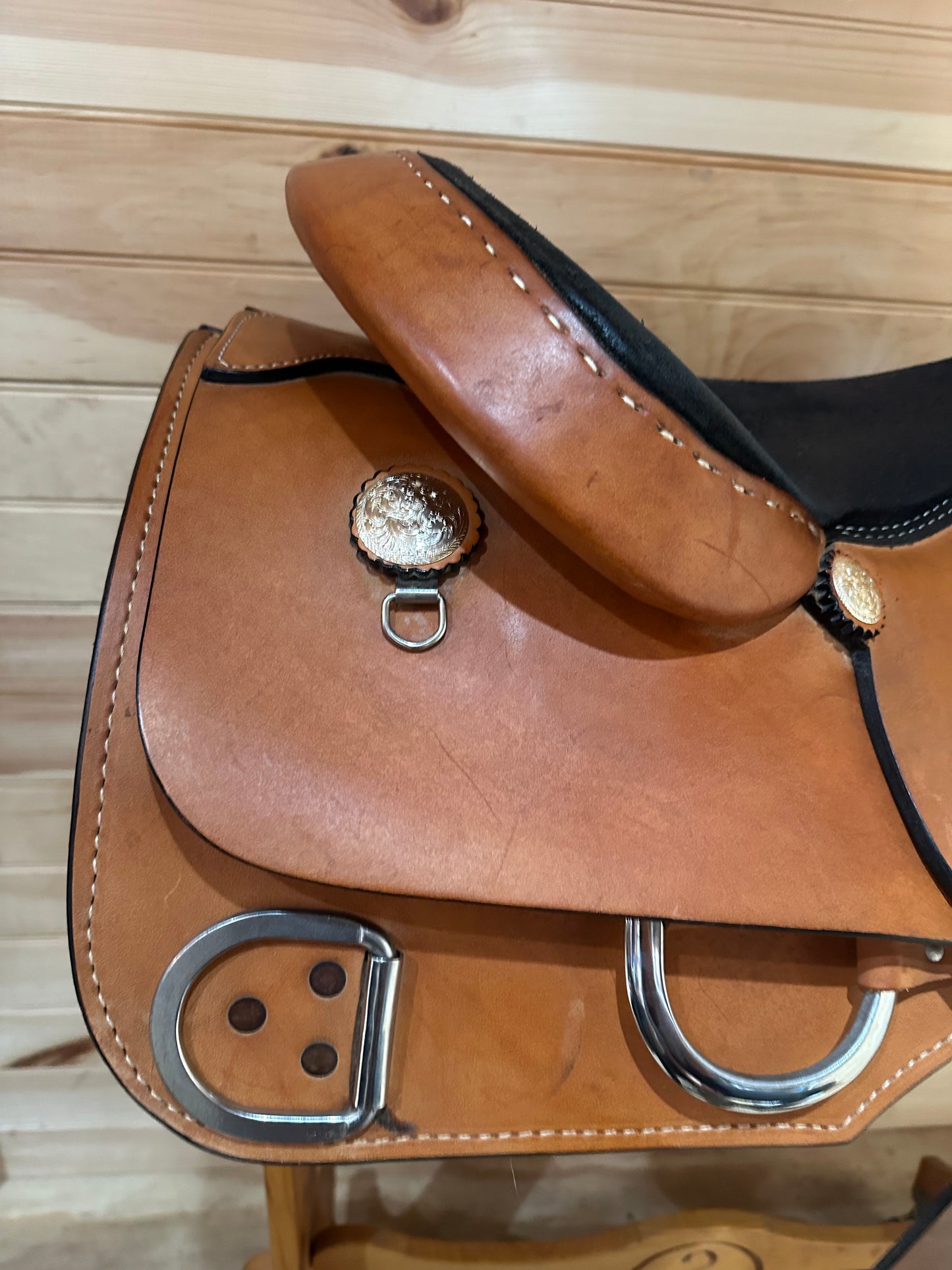 17” Rocking R Western Work Training Saddle Model 1300