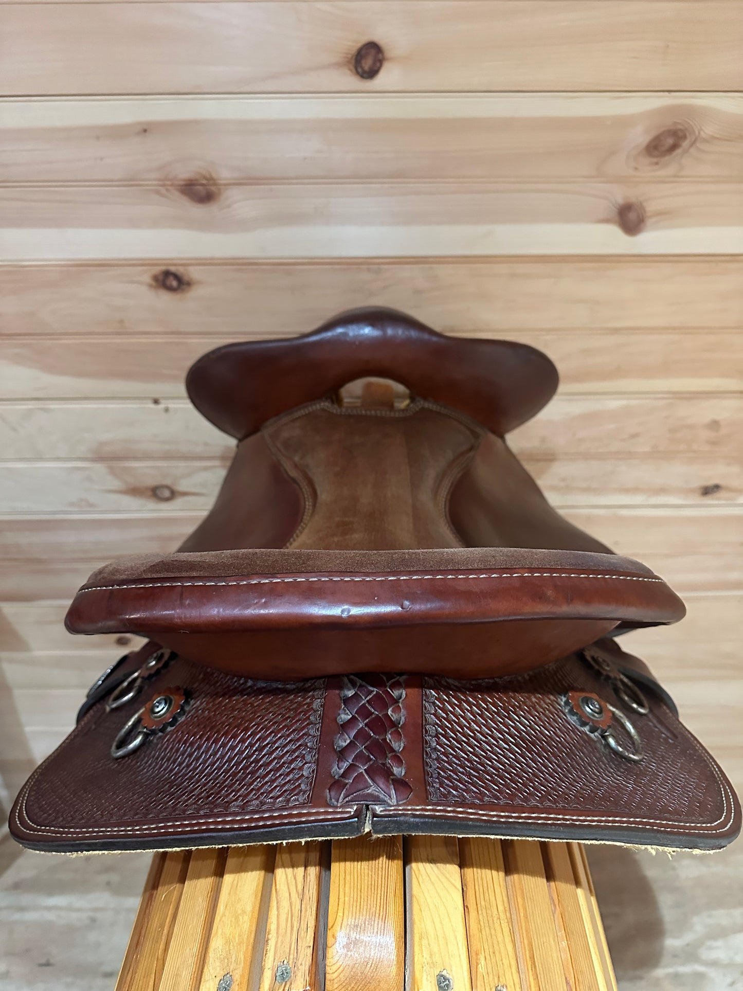 15” MCS Guy McLean Cattleman Aussie Stock Saddle