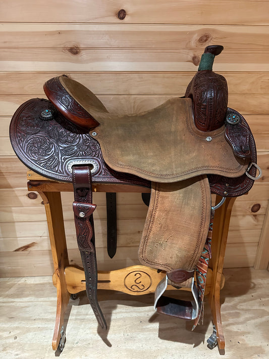 16.5” Loredo Saddle Co Western Ranch Saddle