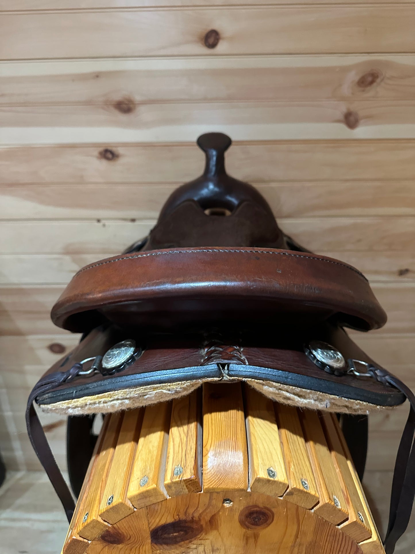 16” Big Horn Haflinger Western Trail Saddle Model 1579