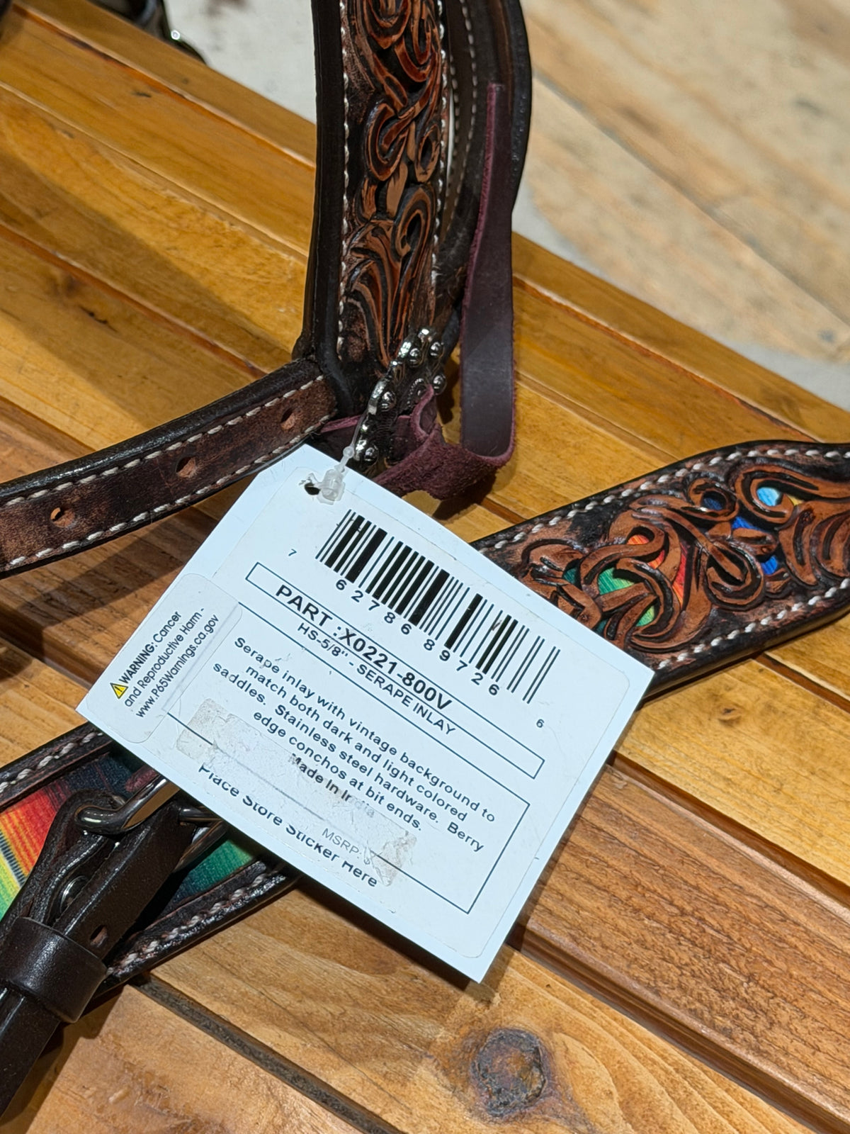 Circle Y Serape Browband Headstall & Breast Collar Tack set