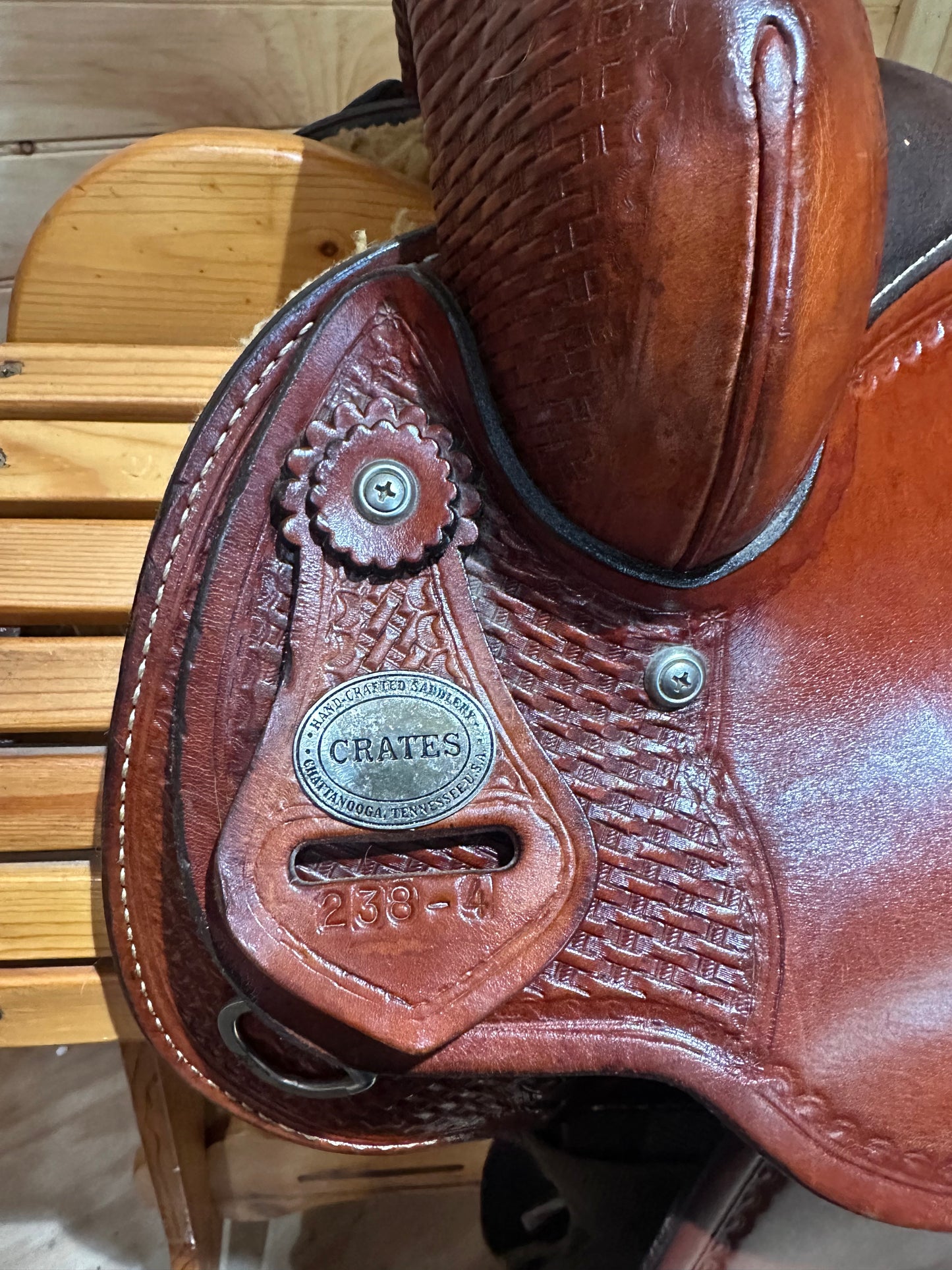 16” Crates Western Trail Saddle Model 238-4