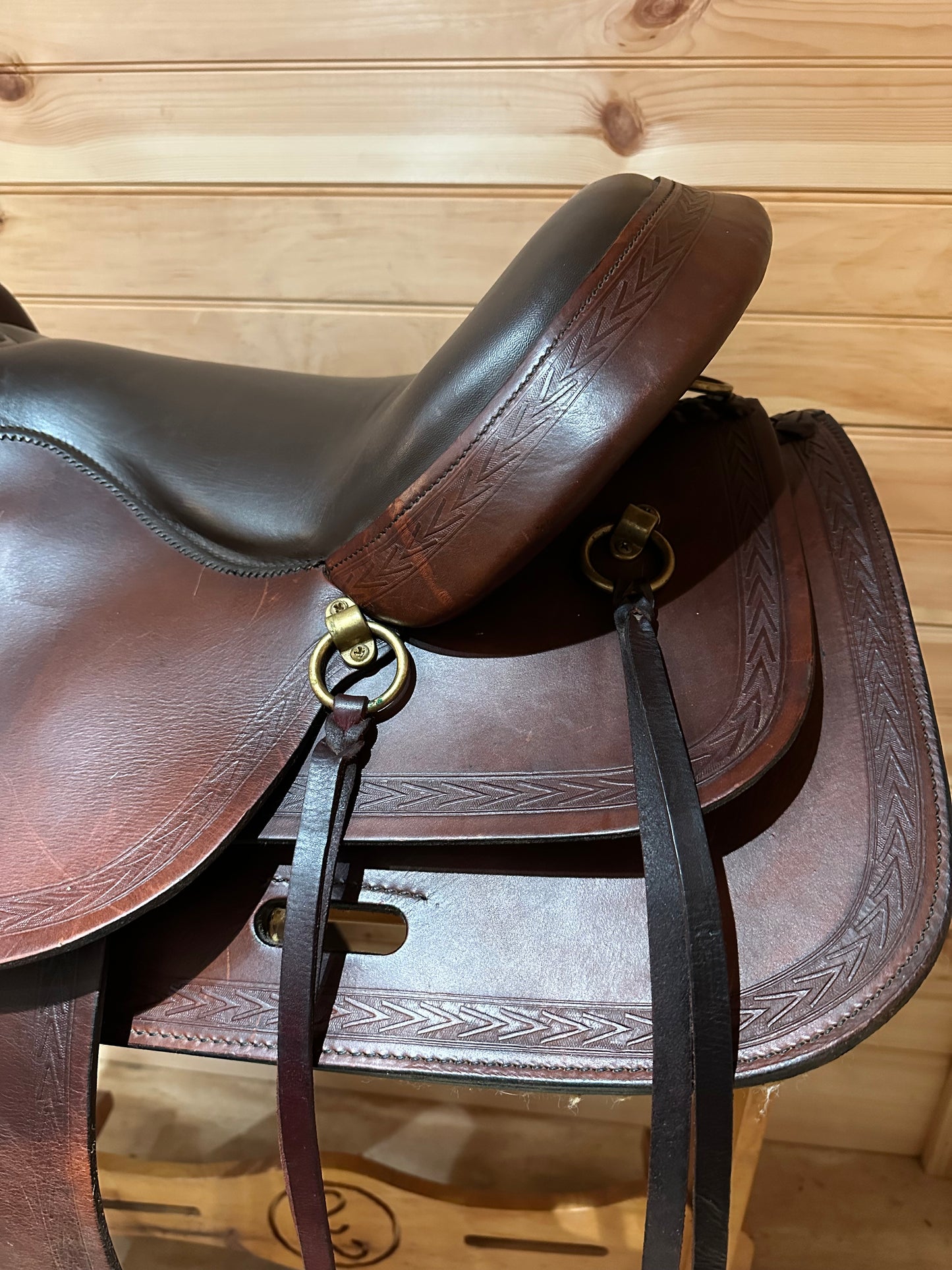 17” Big Horn Deluxe Equi-fit Flex Western Trail Saddle Model 1655