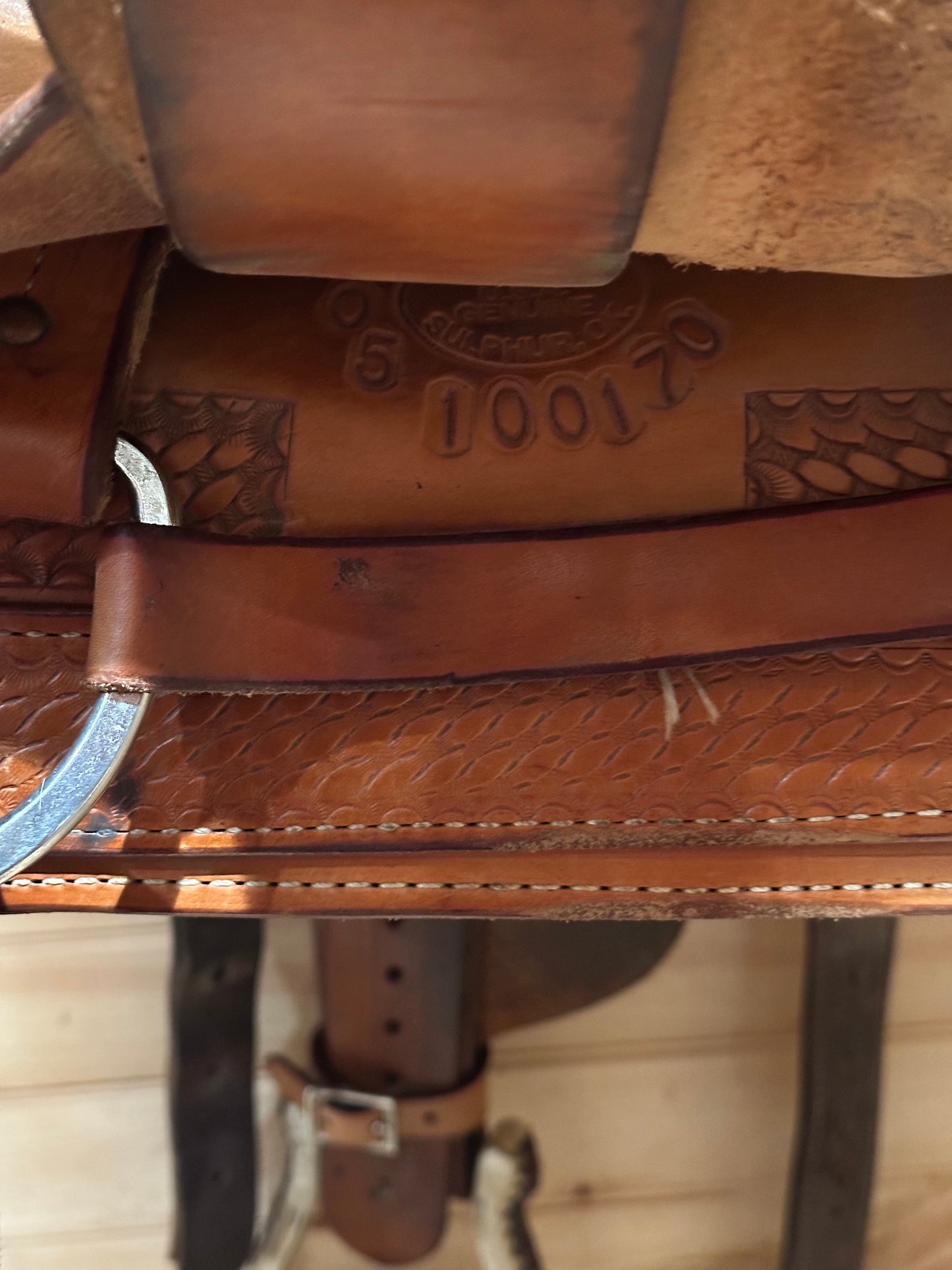 14.5” Billy Cook Basket Stamped Ladies All Around Western Saddle 2046