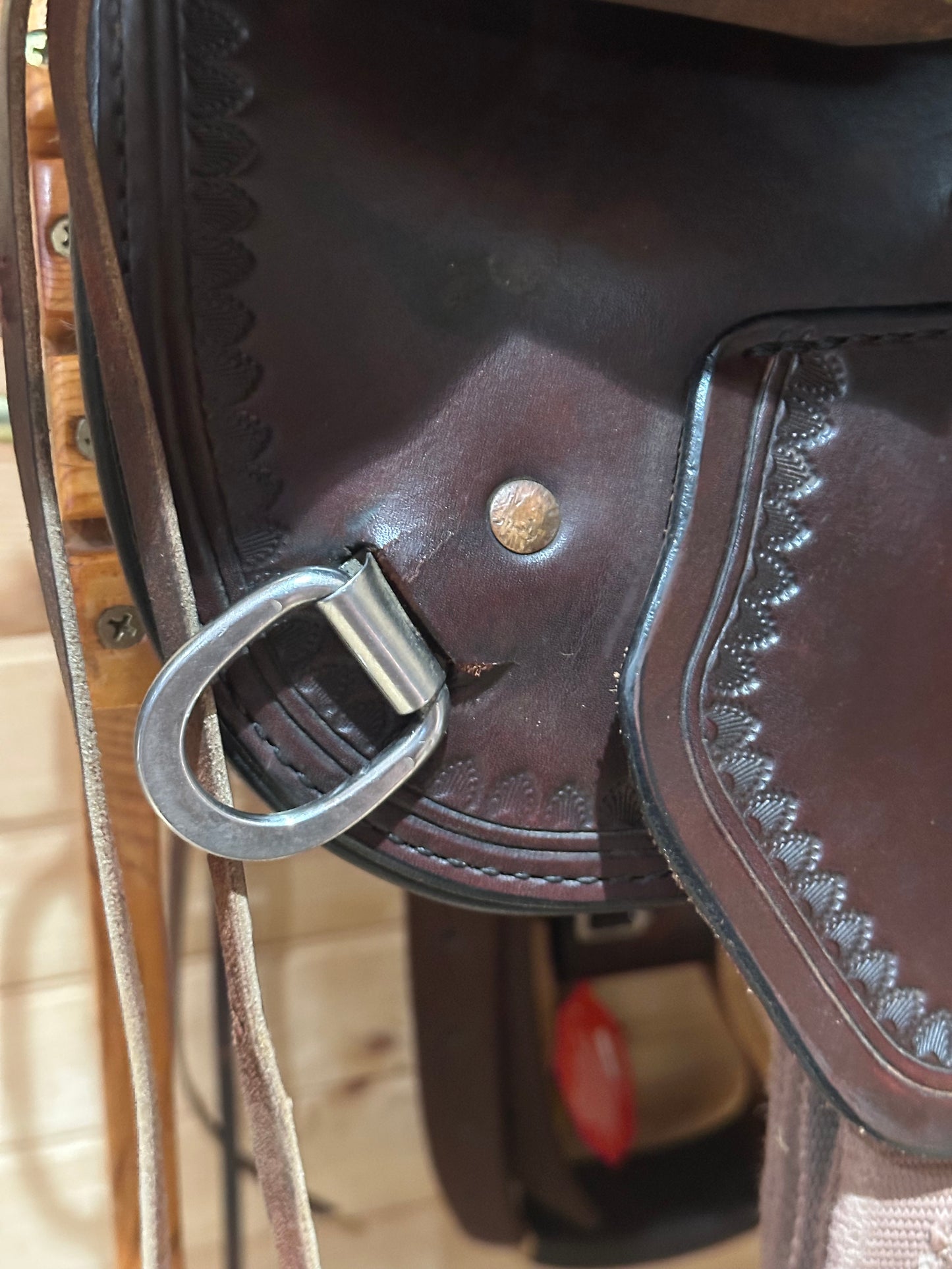 16” Circle Y Omaha Flex2 Western Trail Saddle Model 1554