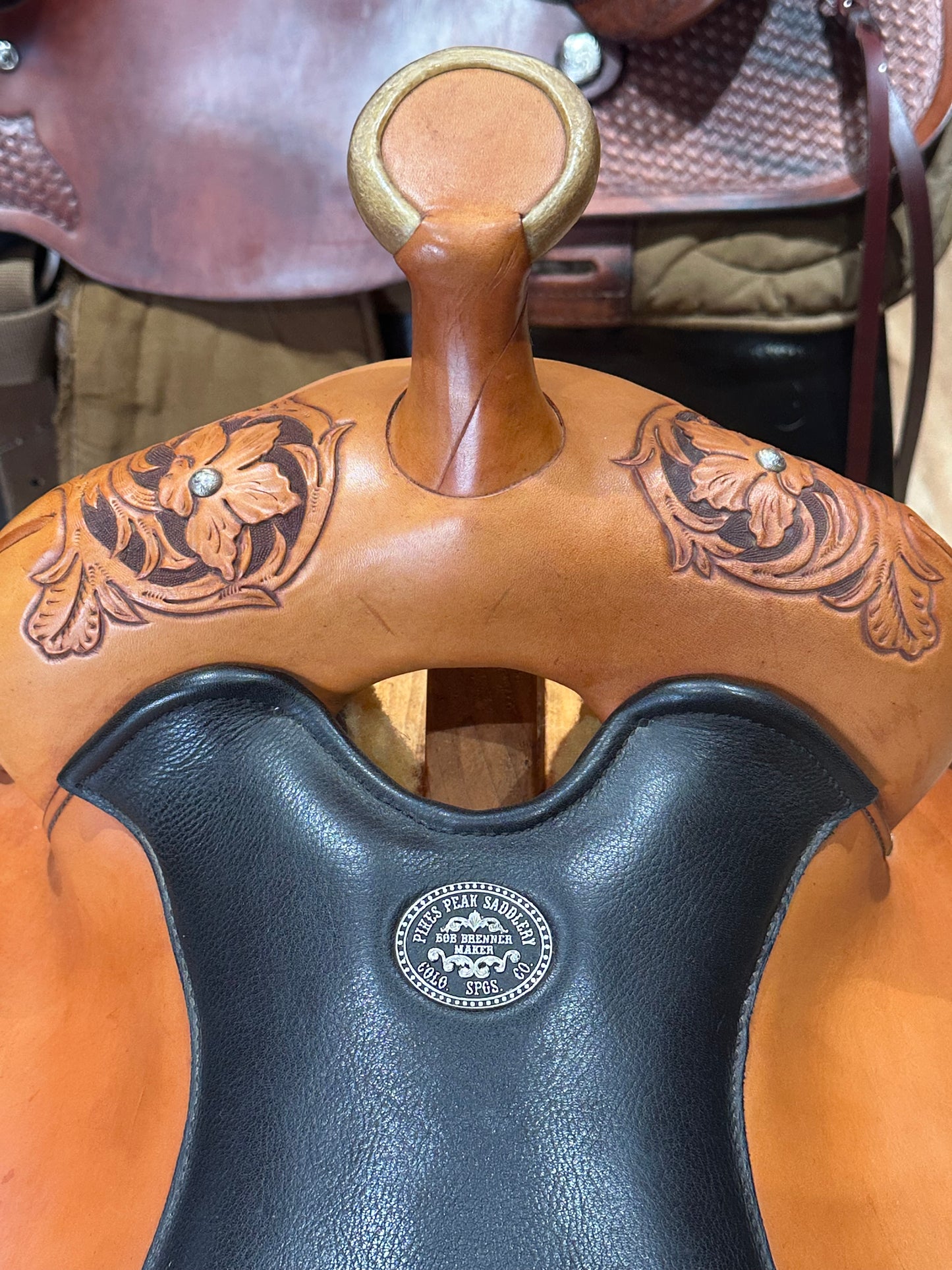 15” Pikes Peak Saddlery Custom Bob Brenner Western Trail Saddle