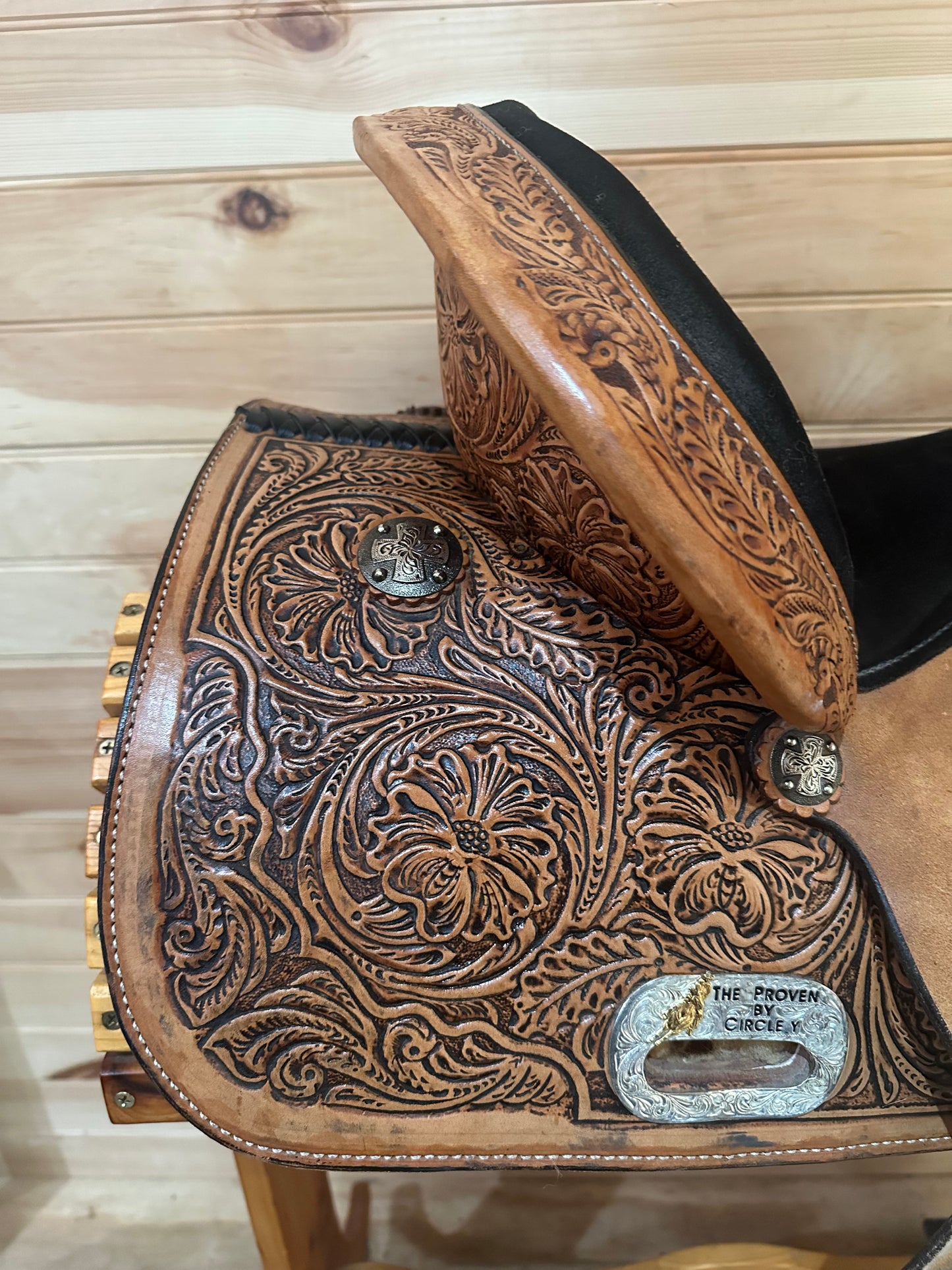 14” Circle Y The Proven Mansfield Western Barrel Saddle Model 6221 (2021 Year)