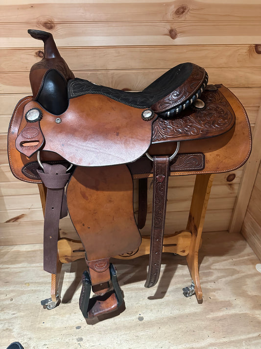 16” Billy Cook Team Roper Western Saddle Model 73638