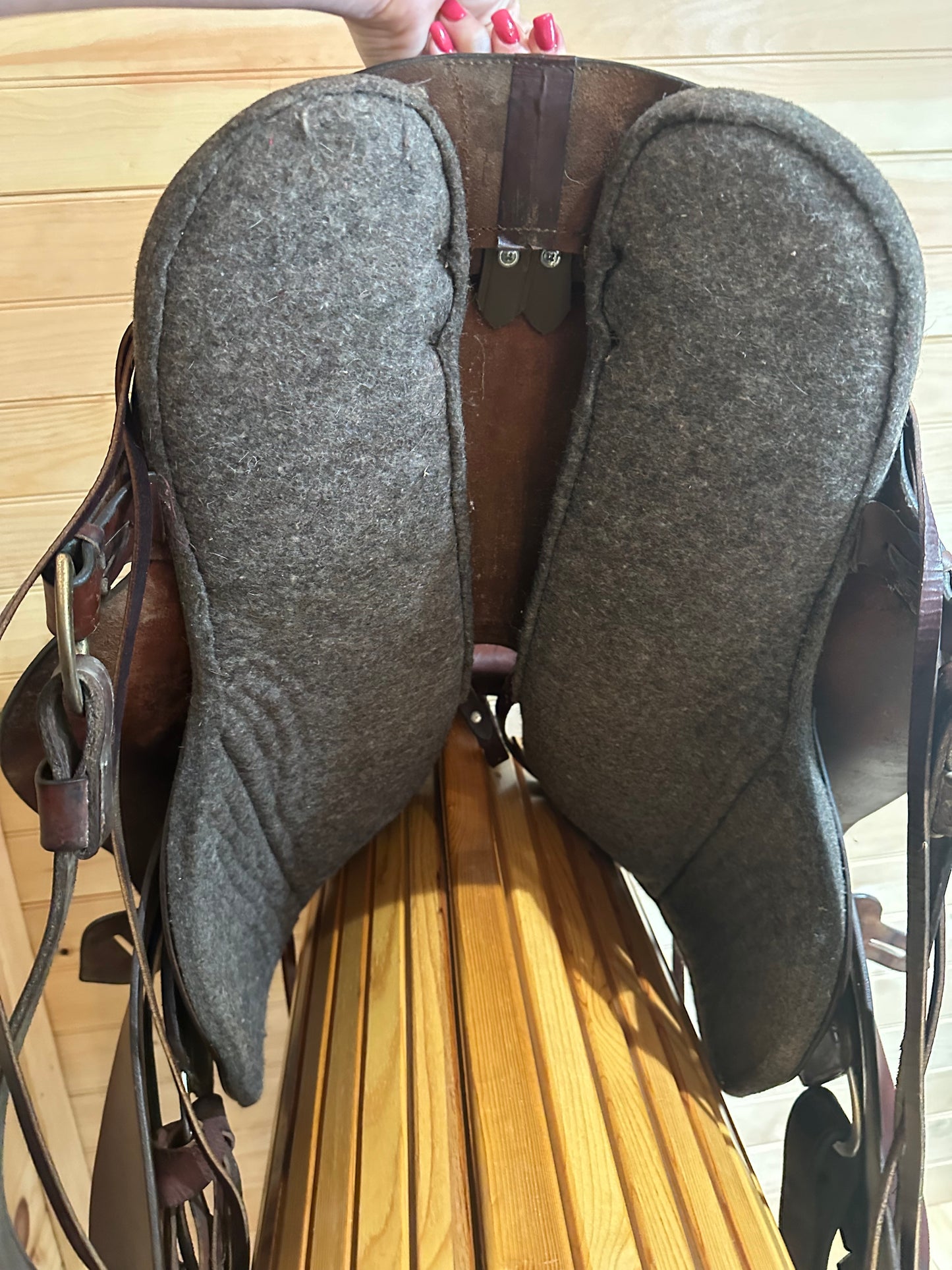 17.5” Tucker Cheyenne Western Trail Saddle Model 157