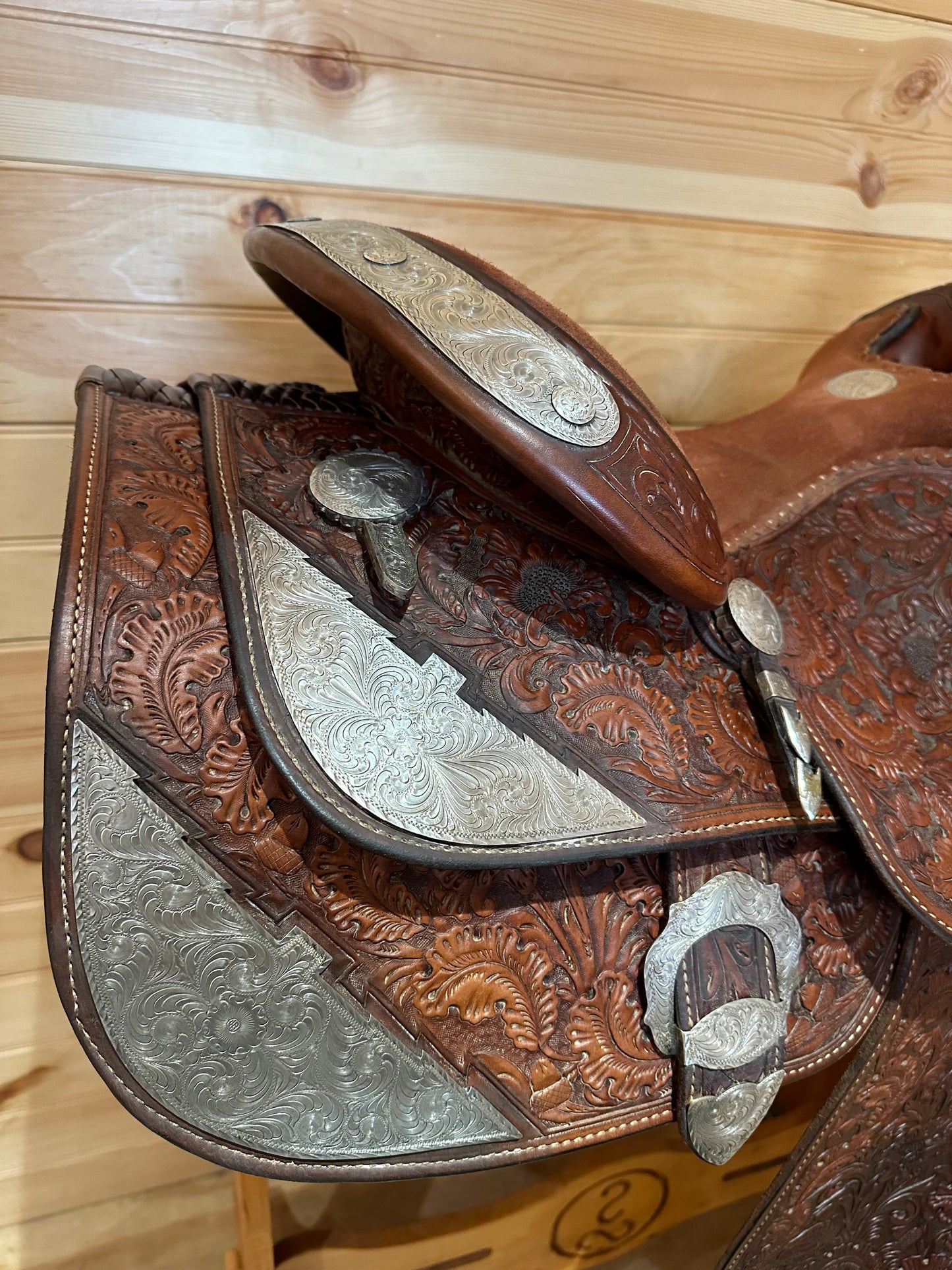 16” Billy Cook Maker Sulphur OK Equitation Show Saddle Model 9000