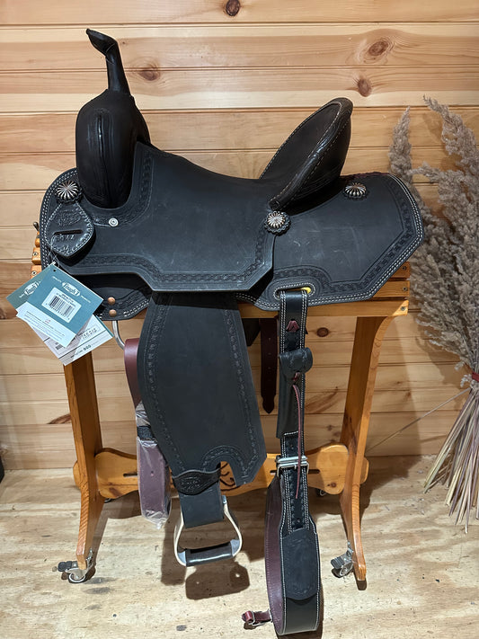 Silver Royal Brownsville Barrel Saddle