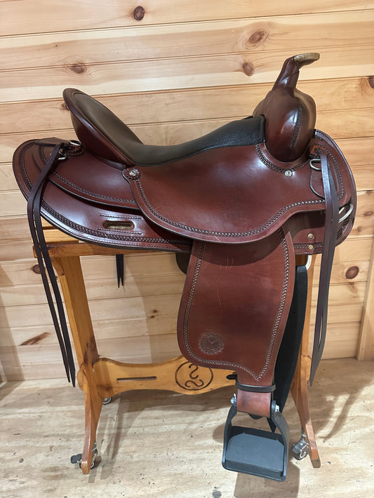 17” Circle Y Draft Western Trail Saddle Model 2177