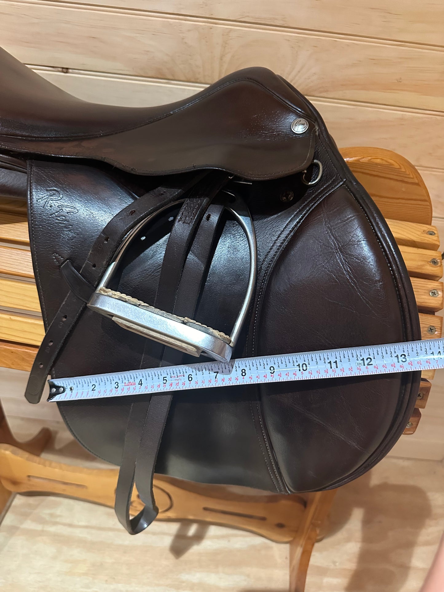17.5” Pessoa Gen-X XCH Dark Havana Saddle Model 465140