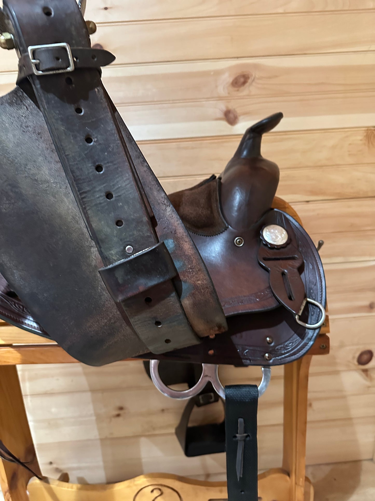16” Big Horn Haflinger Western Trail Saddle Model 1579