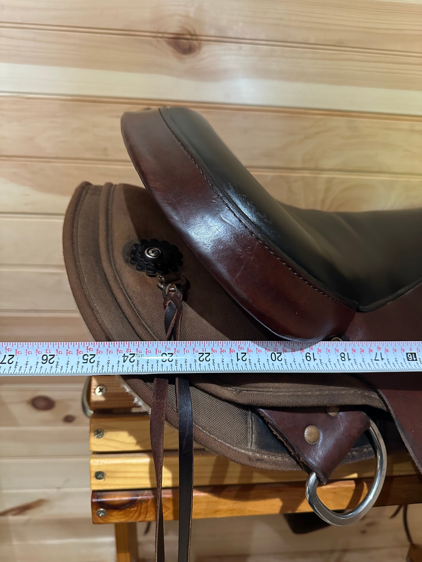 17” Circle Y High Horse El Campo Gaited Western Trail Saddle Model 6970