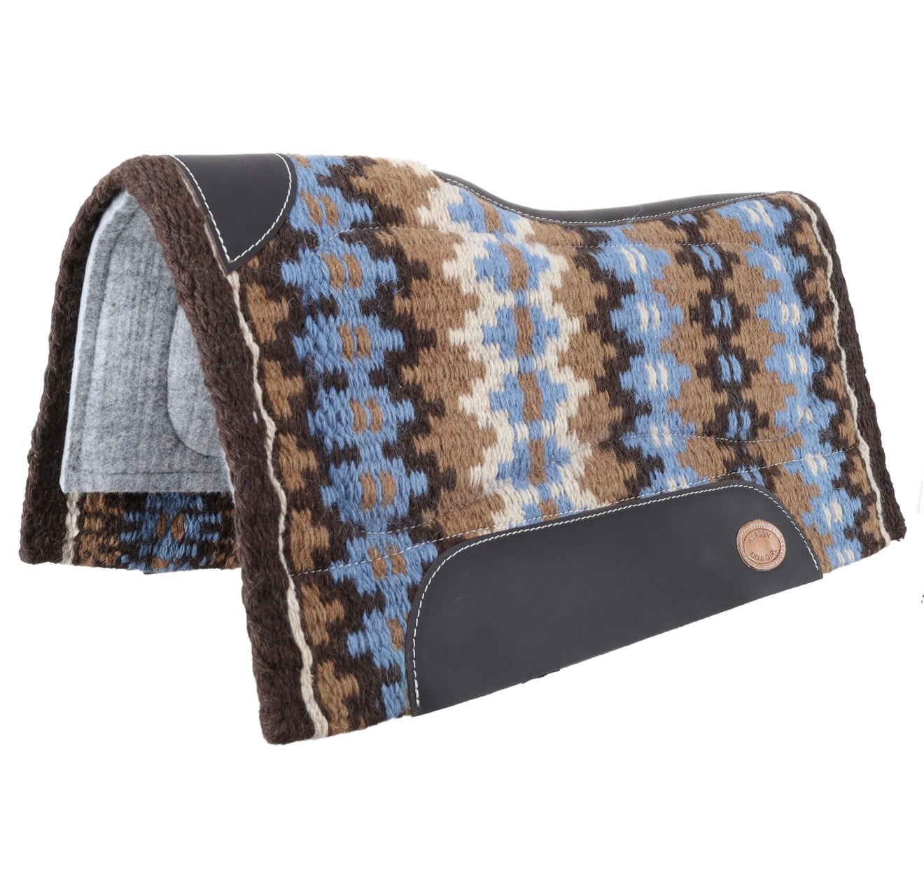Klassy Cowgirl 28" x 30" Buckskin Breeze Memory Felt Bottom Saddle Pad