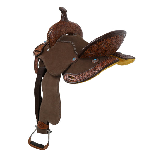 14”, 15”, Double T Kassidy Spinal Relief Barrel Style Saddle