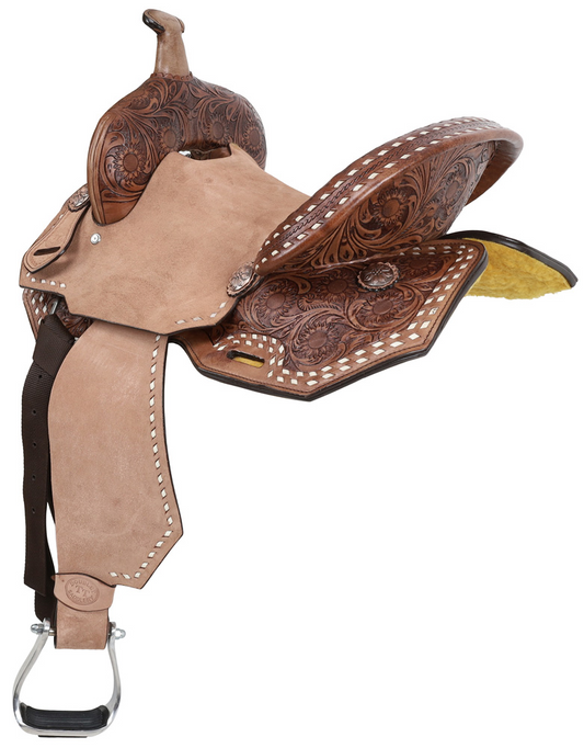 14”, 15” Double T Sedona Spinal Relief Barrel Style Western Saddle