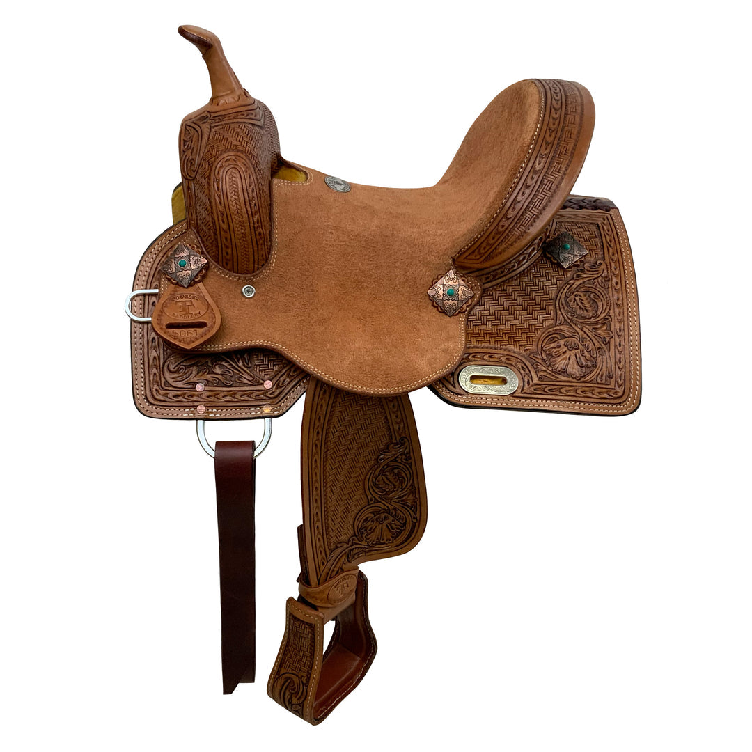 16” Double T Daisy Drifter Barrel Style Saddle Western Saddle