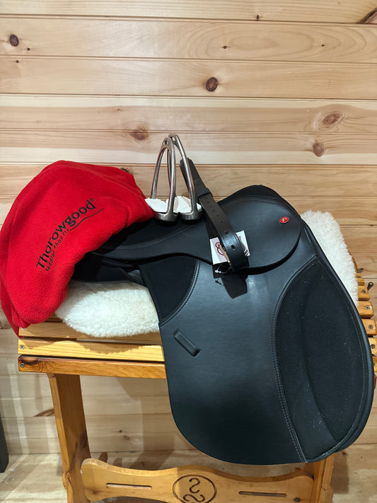 17” Thorowgood T4 Compact GP All Purpose Saddle - Adjustable
