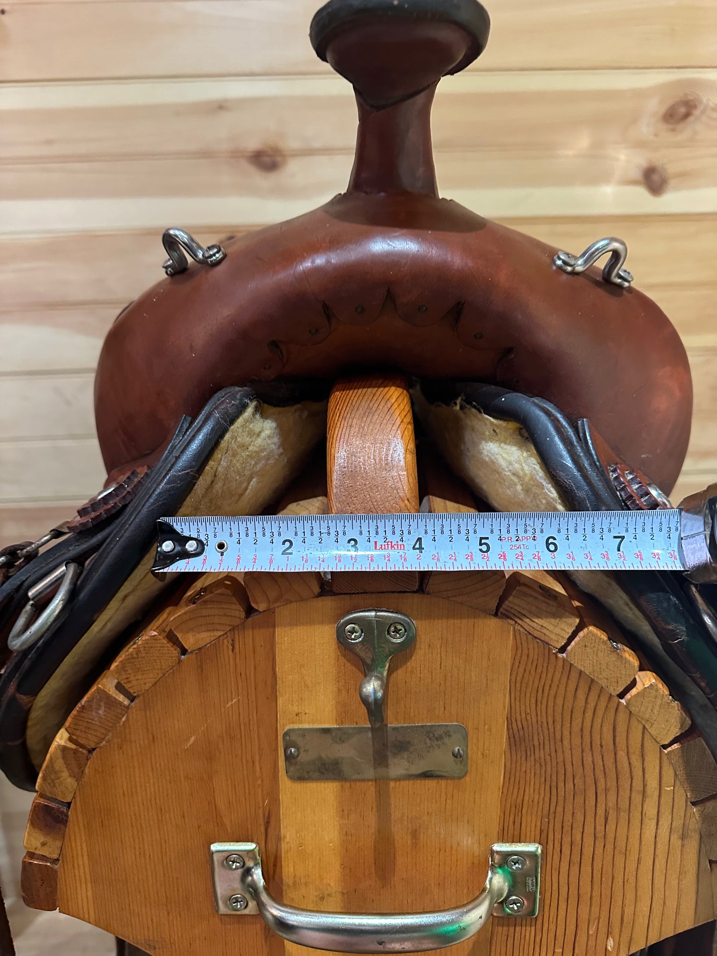 15.5” Tex Tan Hereford Tex-Flex Round Skirt Western Trail Saddle