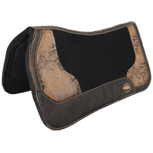 Klassy Cowgirl 28" x 30" Desert Rattler Contoured Felt Saddle Pad