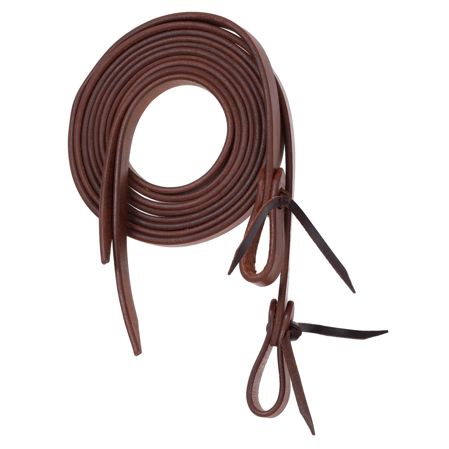 Showman 8' x 3/4" Medium Oil Harness Leather Split Reins