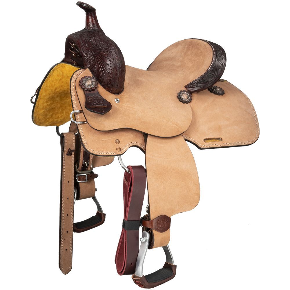 10" Silver Royal Youth Brooks Barrel Saddle