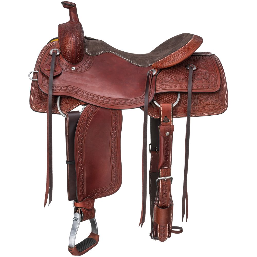 Silver Royal Youth Split Rail Ranch Saddle