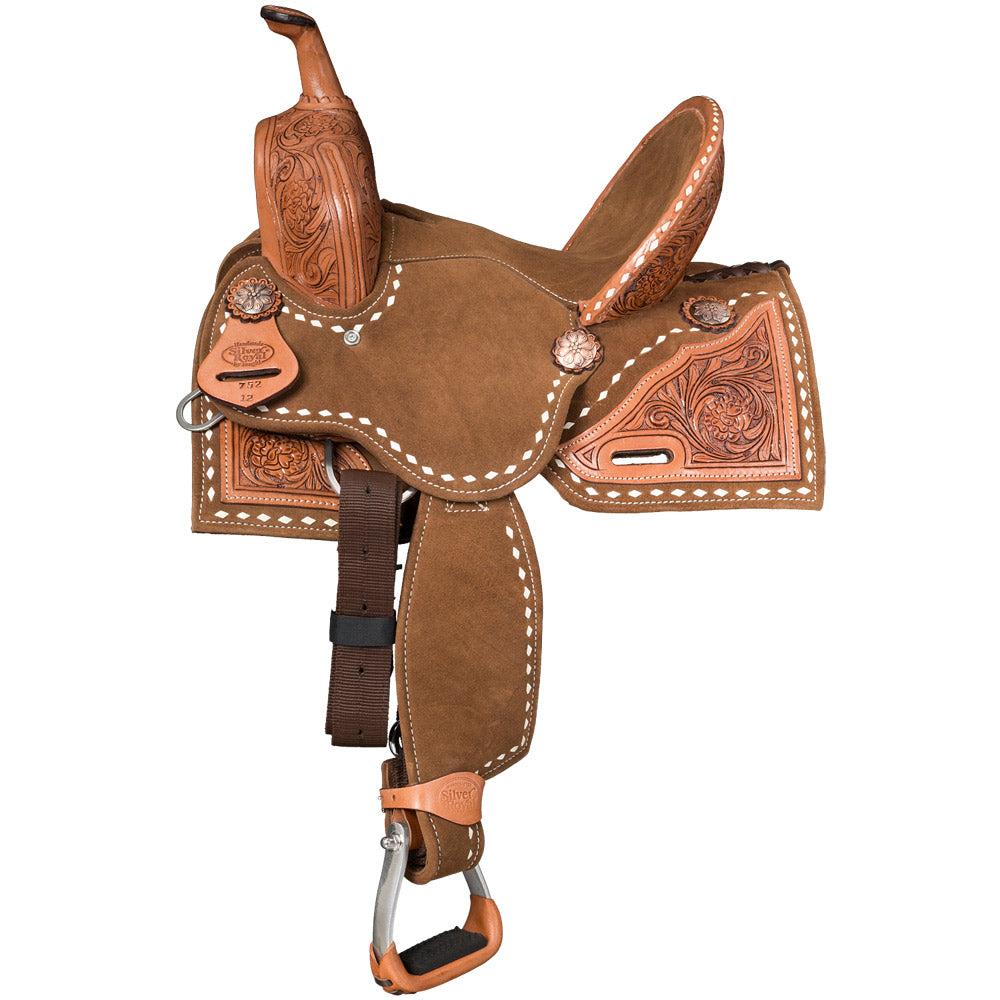 Silver Royal Youth SB Barrel Saddle
