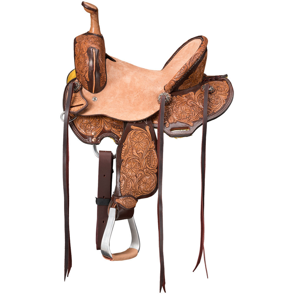 Silver Royal Youth Billings Barrel Saddle