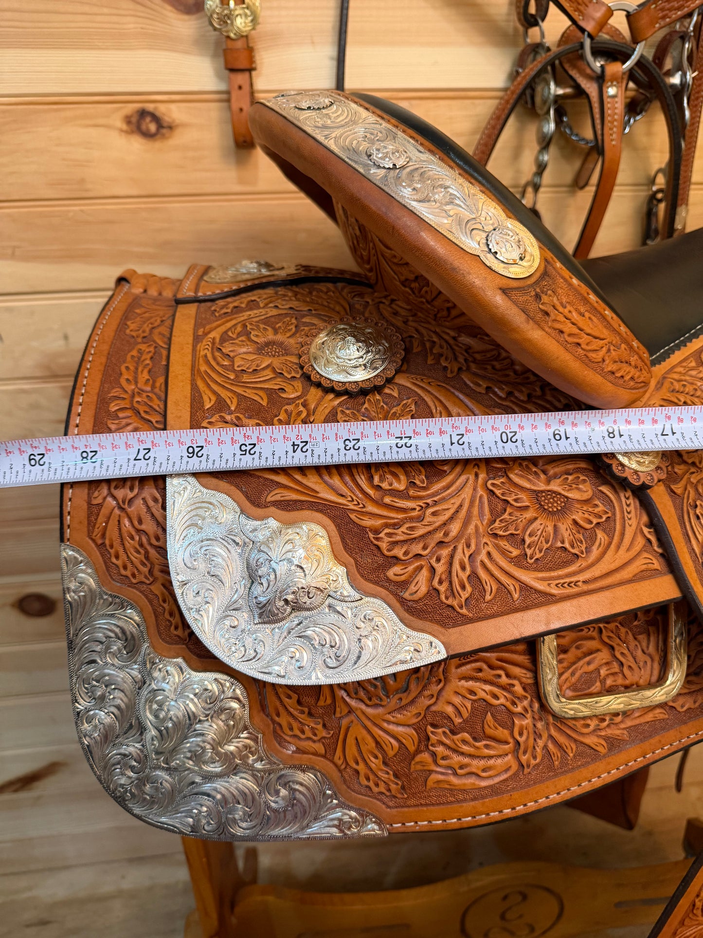 16” Reinsman Supreme Show Western Show Saddle Model 4586