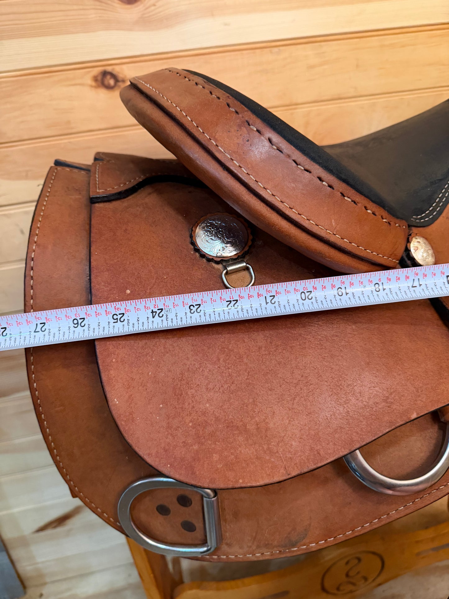 15” Rocking R Western Work Training Saddle Model 1300