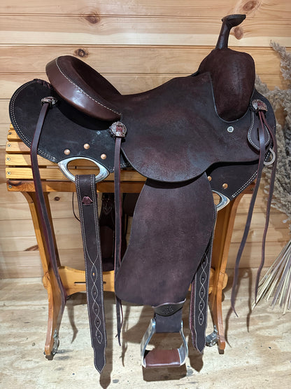 Silver Royal Carson Cowboy Saddle