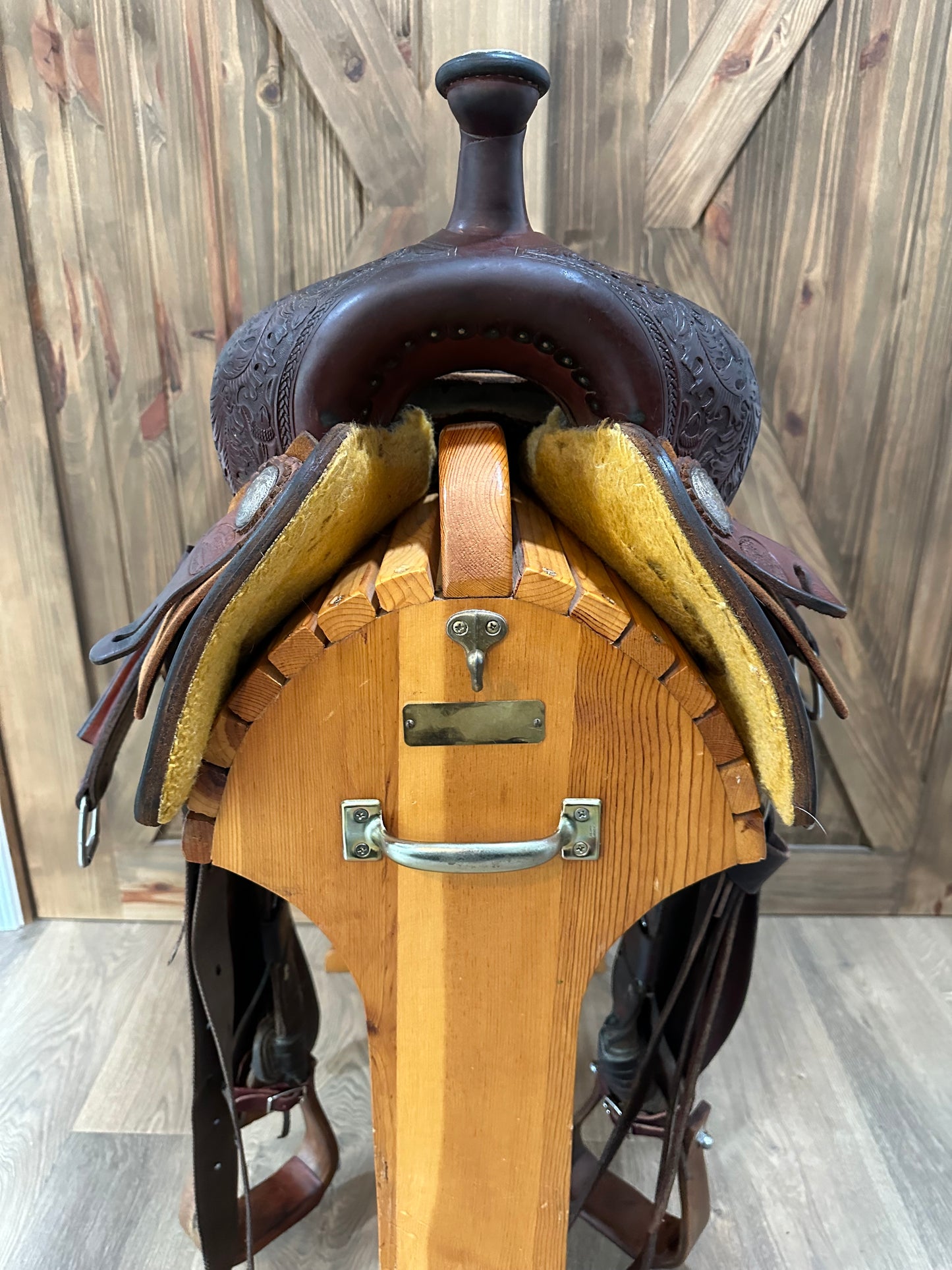 16.5” Billy Cook Ranch Cutter Western Saddle Model 6300 - w/ Nettles