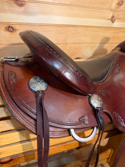 16” RW Bowman B-Light Western Ranch Trail Saddle Model 9416