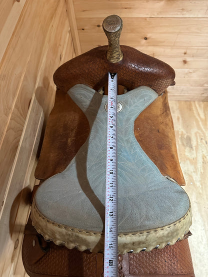 14.5” Billy Cook Maker Barrel Racing Western Saddle Model 1527