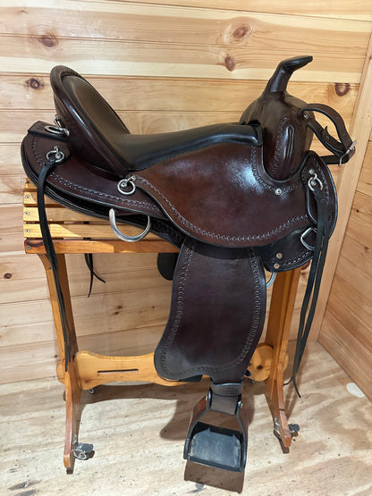 16” Dixieland Gaited Western Trail Saddle