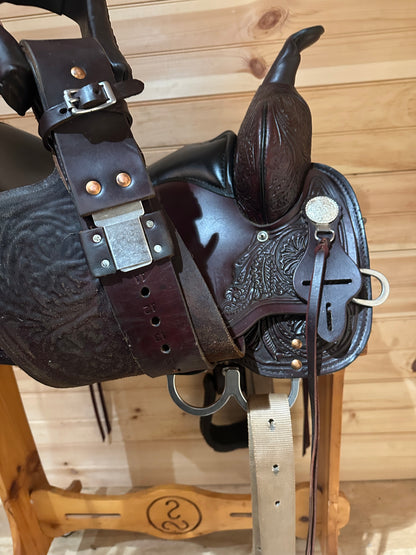 16” Circle Y High Horse Mineral Wells Western Trail Saddle Model 6812 (2023)