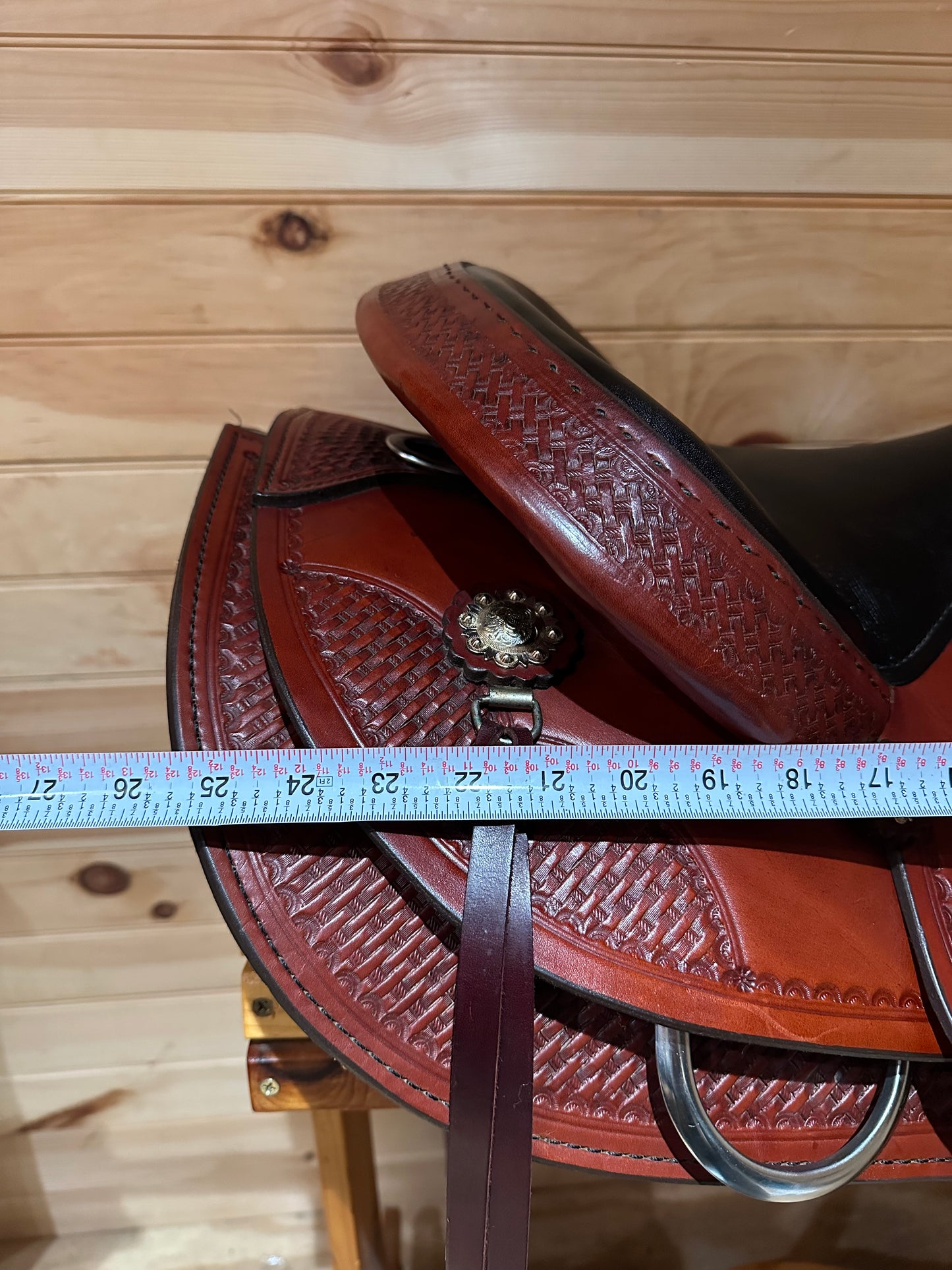 15” Crates Classic Reining Western Saddle Model 2222-2W