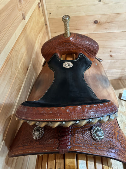 15” Hud Roberts HR Barrel Racing Western Saddle