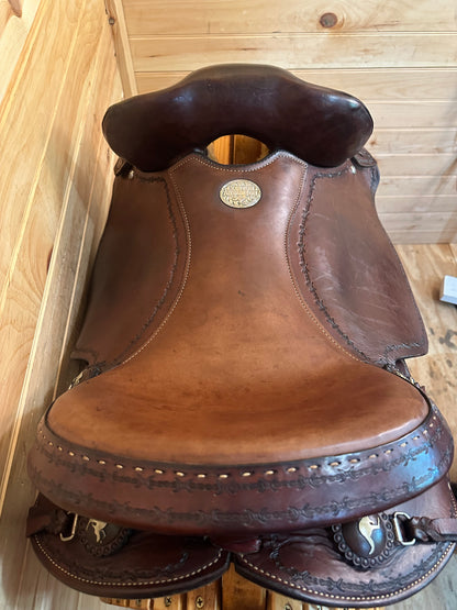 15” Clinton Anderson Aussie Stock Saddle by Martin Saddlery