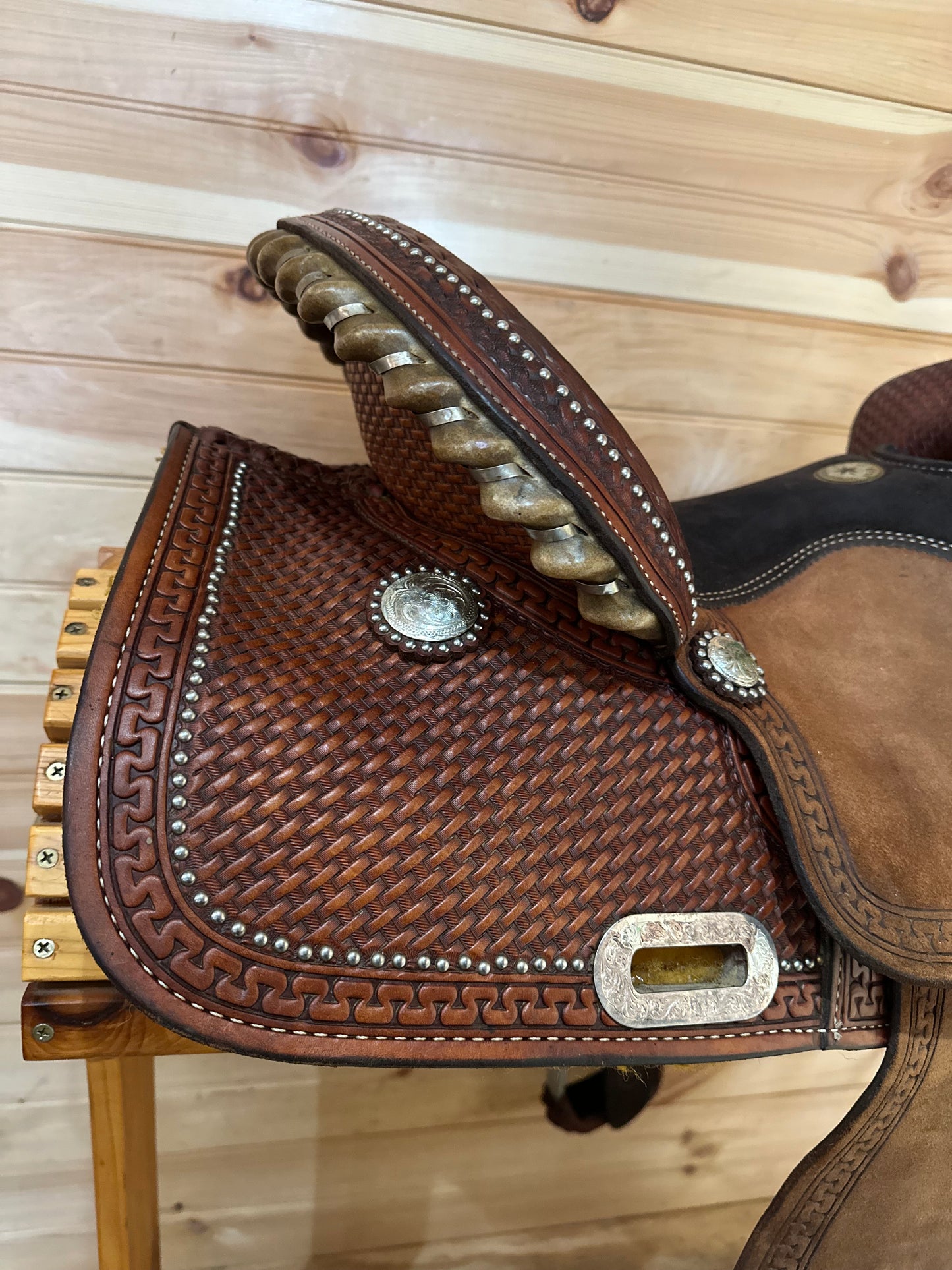 14.5” Texas Best by American Saddlery Barrel Racing Western Saddle Model 1178
