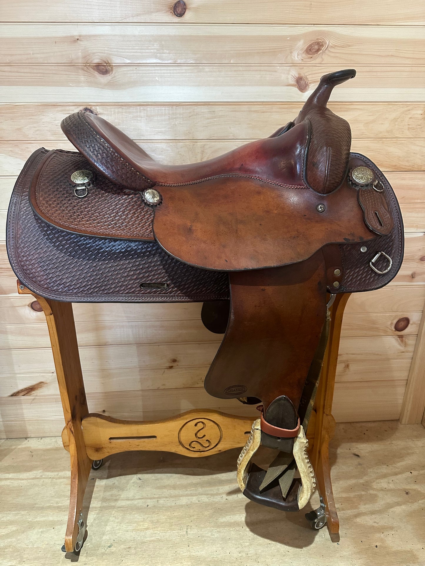 16” Crates Equi-Fit Western Trail Saddle Model 2160