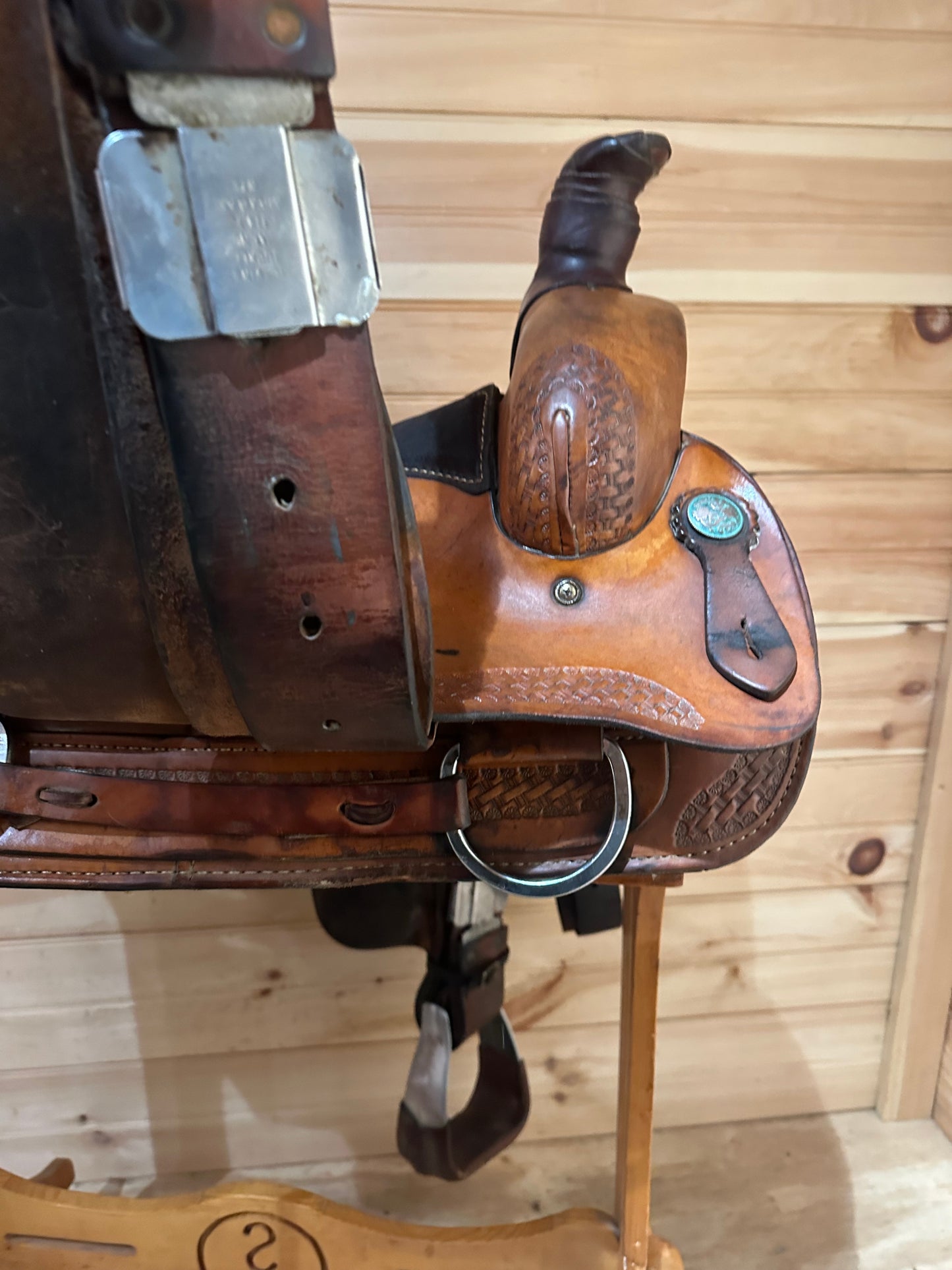16” Nathan Lamb Roper Western Saddle Model 1601