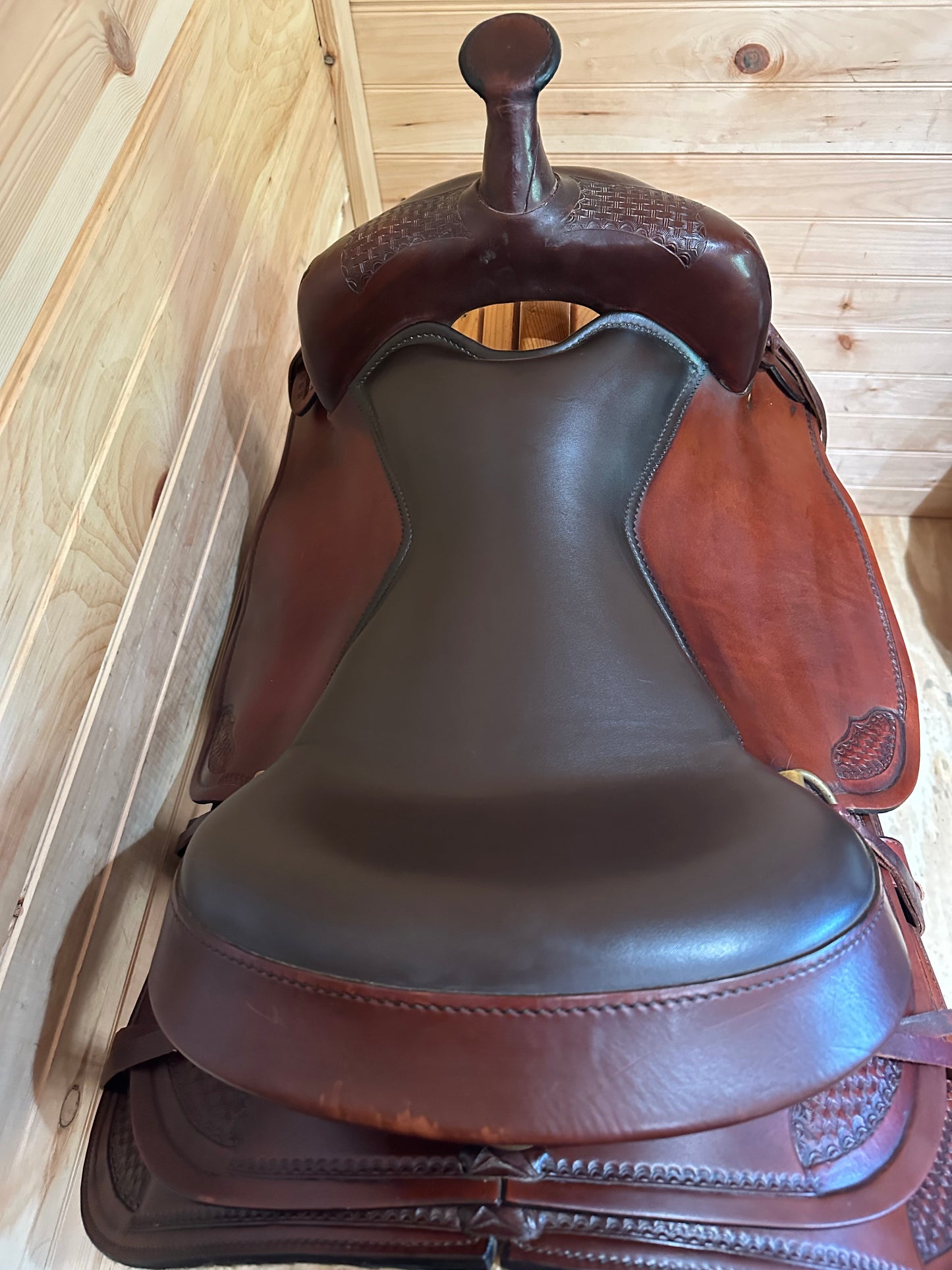 17.5” Big Horn Draft Western Saddle Model 1683