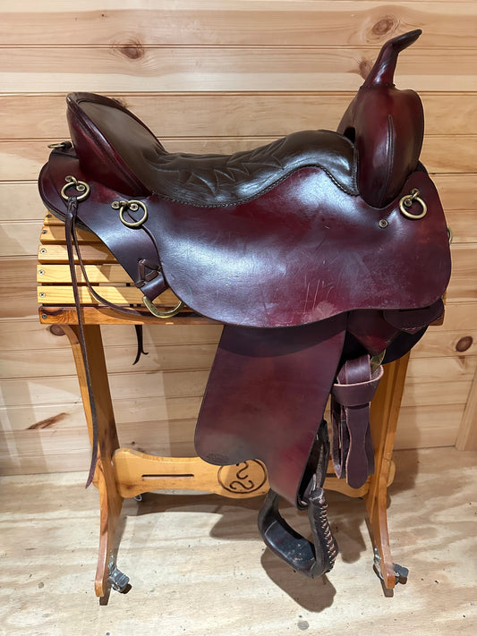 17.5” Tucker Saddlery Cheyenne Western Trail Saddle Model 157