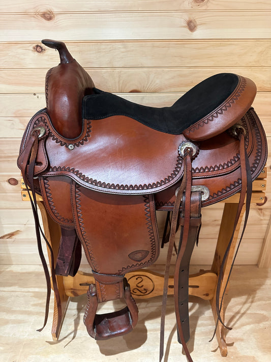 16” Tex Tan Hereford Western Trail Saddle Model 08-4023-1P6