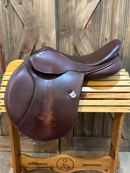 16.5” Bates Caprilli Close contact/Jumping Saddle w/ XCH