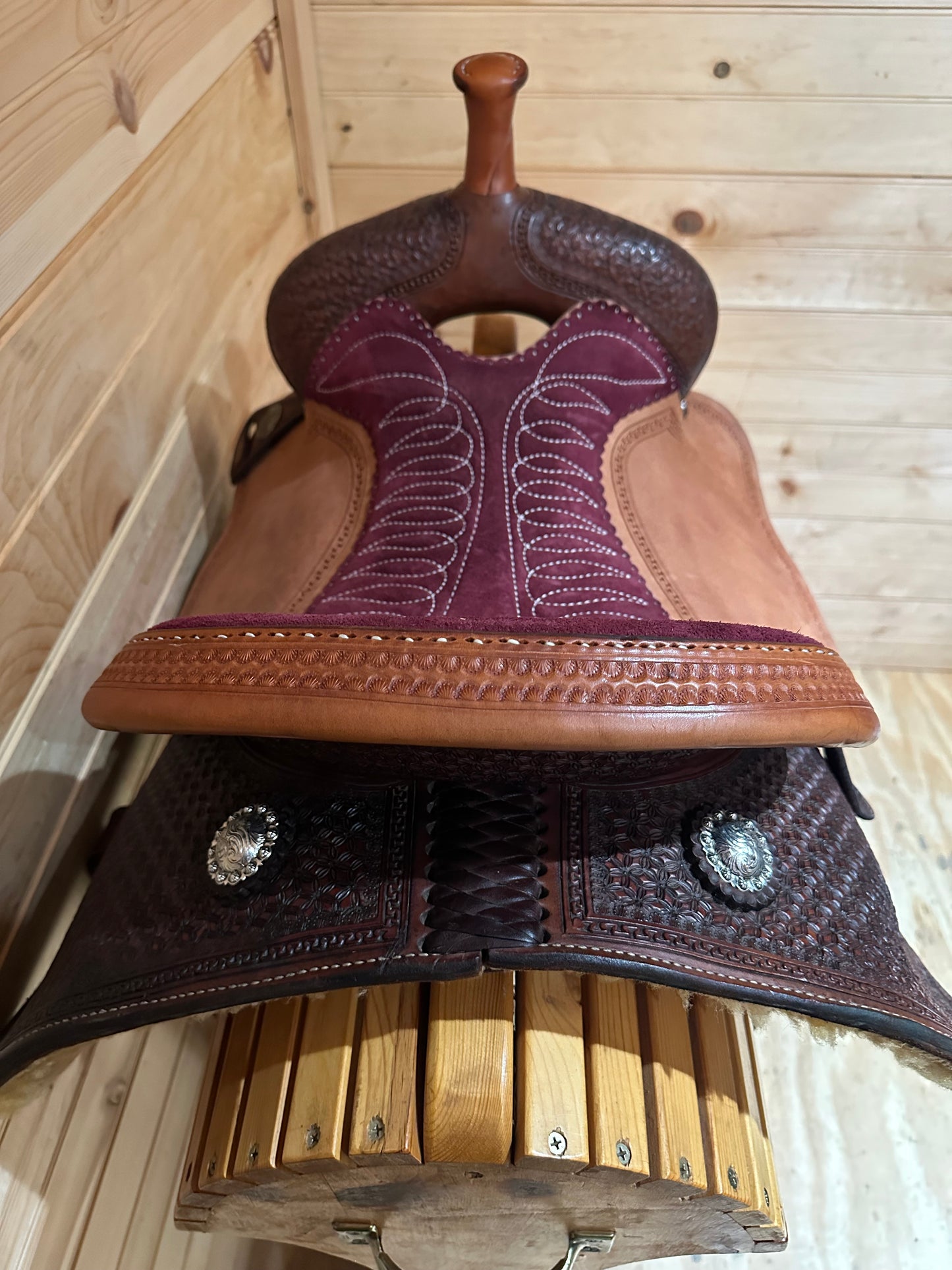 15” Martin Crown C Barrel Racing Saddle Model 4585